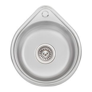 Кухонная мойка Lidz 4539 0,8 мм Satin (LIDZ4539SAT8) SD00040837 фото