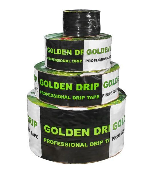 Лента Капельная 8 mil шаг 10 см бухта 2000 метров эмитерная GOLDEN DRIP КСГД00013 фото