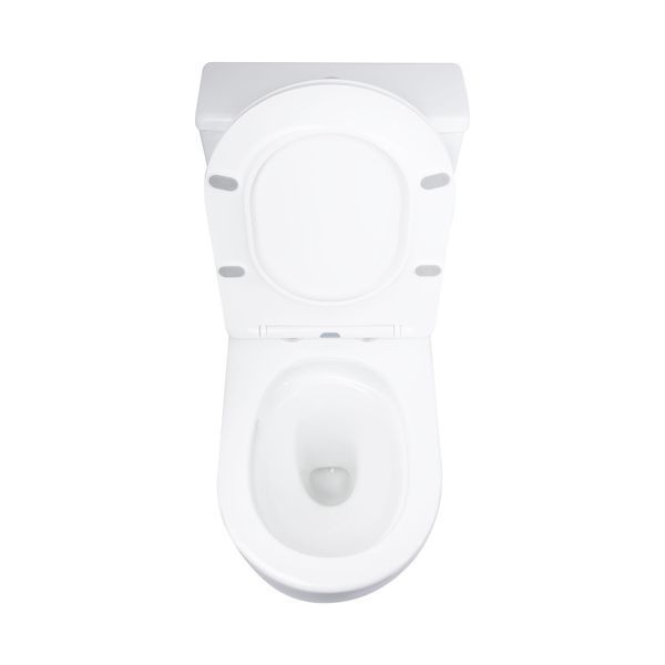 Унитаз напольный Qtap Grand Ultra Quiet безободковый с сиденьем Soft-close WHITE QT26228301W SD00052620 фото