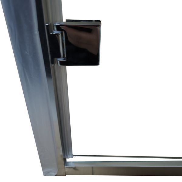 Душова кабіна без піддона Koer SR SC08 з прозорим склом 90x90 см, хром, Easy Clean 6 мм (KR5371) KR5371 фото