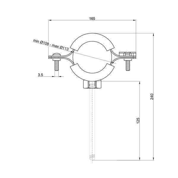 Хомут Thermo Alliance Forte 4" (D110-120 мм) SF100100 SD00052425 фото