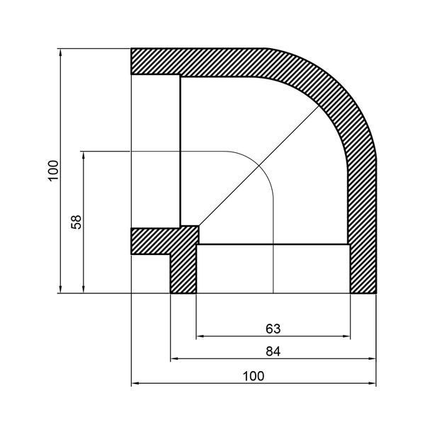 Кутик PPR Thermo Alliance 63, 90&deg; SD00029412 фото