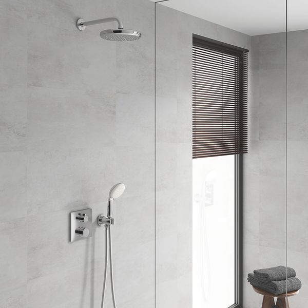 Душевая система скрытого монтажа Grohe Grohtherm Convent с термостатом, хром (34729000) 34729000 фото