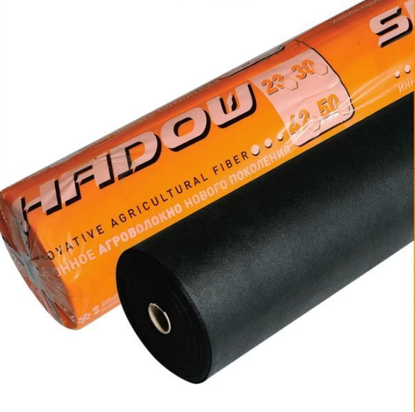 Агроволокно 60 г/м&sup2; 3,2 х 50м чорне "Shadow" (Чехія) 4% агроволокно для полуниці АВЧР000071 фото