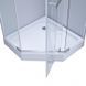 Душова кабіна Lidz Dozorca SC90x90.CRM.LOW.TR, скло прозоре 6 мм SD00039823 фото 3