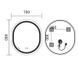 Дзеркало Mixxus Premium ELLIPSE MV05-80x70-REVERSE (LED Touch, Anti-fog, димер (3-6,5kK)) (MP6643) MP6643 фото 5