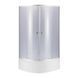 Lidz Latwa SC90x90.SAT.HIGH.GR Душевая кабина полукруглая, стекло тон 4 мм + Lidz Душевой поддон KAPIELKA, 2 SD00050796 фото 1