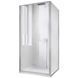 Душова кабіна без піддона Koer SR SC08 з прозорим склом 90x90 см, хром, Easy Clean 6 мм (KR5371) KR5371 фото 1