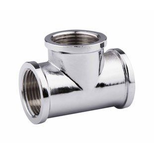 Трійник SD Forte 1/2" ВВ хром SF361H15 SD00002687 фото