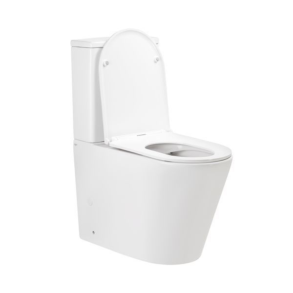 Унитаз-компакт Qtap Scorpio безободковый с сиденьем Soft-close QT14226002W SD00042527 фото