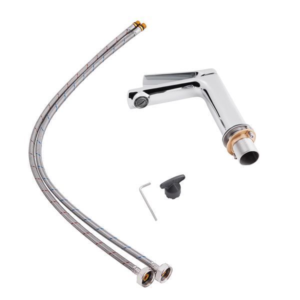 Смеситель для раковины Qtap Slavonice QTSLV1042103C Chrome, однорычажный, латунь, глянцевая поверхность SD00042905 фото