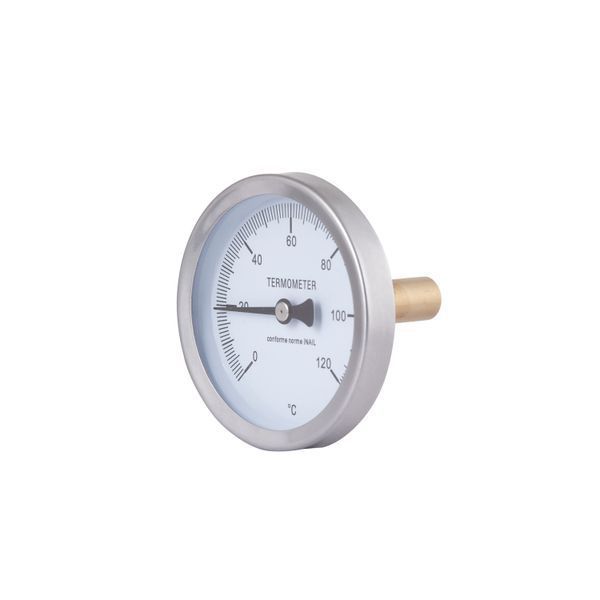 Термометр SD Plus 120&ordm;C 63 мм 1/2", заднє підключення SD17440MM, аксіальний, для неагресивних рідин SD00021365 фото