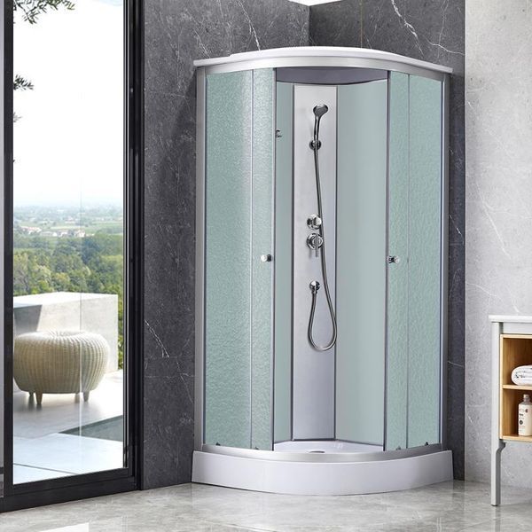 Душевой бокс Lidz Tani SB90x90.SAT.LOW.FR, стекло Frost 4 мм, угловая конструкция, акриловый поддон SD00039856 фото