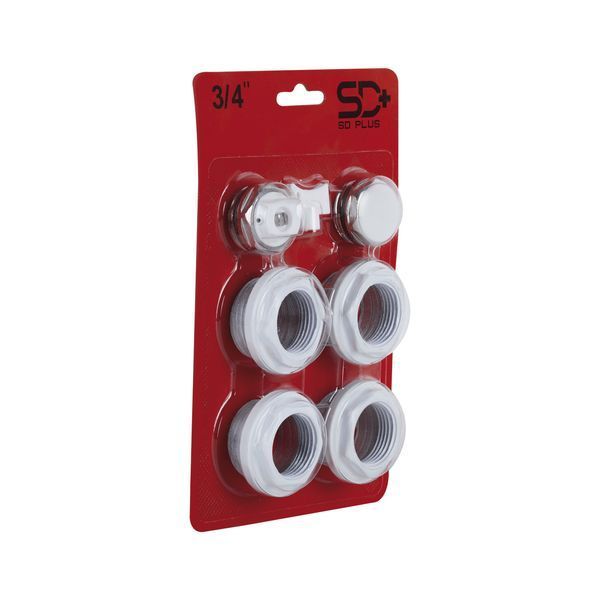 Комплект на радиатор SD Plus 3/4"х1" SD11120, монтажный комплект для алюминиевого радиатора SD00004877 фото