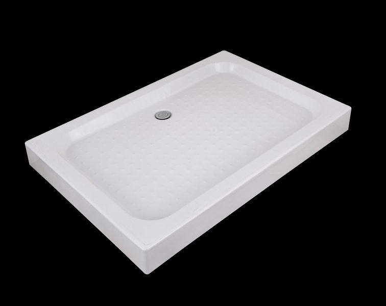 Душевой поддон MIXXUS HARD ST01-100x80x13 с сифоном 52 мм, угловой, белый, антискользящий (MI6918) MI6918 фото