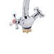 Смеситель для кухни Lidz Lamb 272F двухрычажный LDLAM272FCRM22018 Chrome, поворотное излияние, глянцевая SD00028115 фото 3