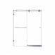 Дверь в нишу Koer SR SD06 140x220 с прозрачным стеклом 8мм, хром, Easy Clean (KR5368) KR5368 фото 7