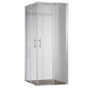 Душова кабіна без піддону Koer SR SC03 90x90 з прозорим склом Easy Clean 6мм, хром (KR5356) KR5356 фото