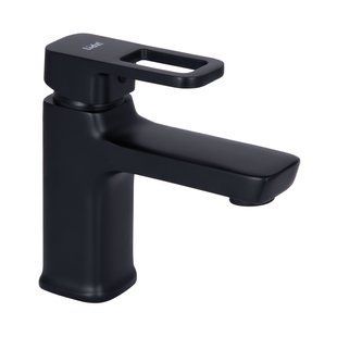 Смеситель для раковины Lidz Wawel 001 (k35) LDWAW001BLA45392 Black, однорычажный, с гибкой подводкой SD00051516 фото