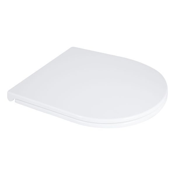 Унітаз підлоговий Qtap Dove Rimless безобідковий з сидінням Soft-close WHITE QT06228380BW, з горизонтальним випуском SD00052622 фото