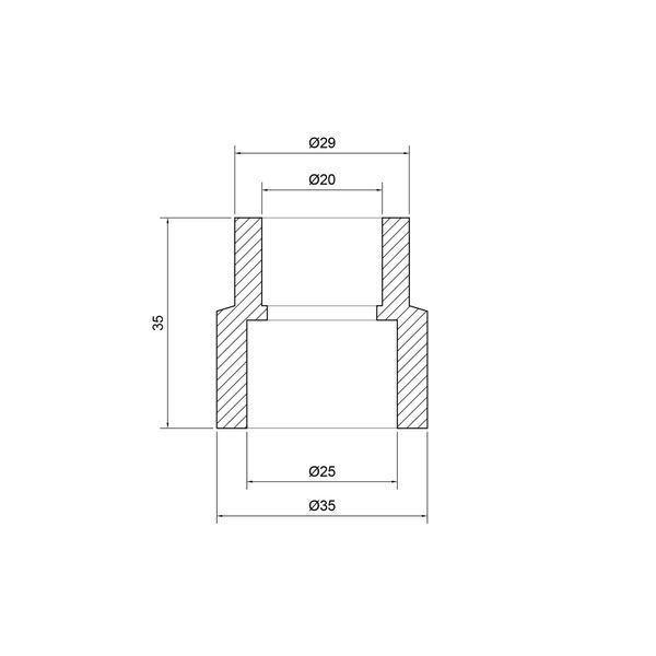 Муфта PPR Thermo Alliance 25х20 SD00029302 фото
