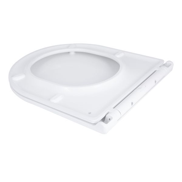 Унітаз підлоговий Qtap Dove Rimless безобідковий з сидінням Soft-close WHITE QT06228380BW, з горизонтальним випуском SD00052622 фото