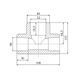 Трійник PPR Blue Ocean 90х32х90 редукційний SD00009229 фото 2
