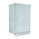 Душова кабіна Lidz Wawel SC120x80.SAT.LOW.FR, скло Frost 5 мм + Lidz Душовий піддон KAPIELKA ST120x80х14 SD00051440 фото 1