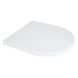 Унітаз підлоговий Qtap Dove Rimless безобідковий з сидінням Soft-close WHITE QT06228380BW, з горизонтальним випуском SD00052622 фото 8