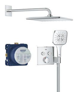 Душова система прихованого монтажу Grohe Grohtherm SmartControl з термостатом, хром (34865000) 34865000 фото