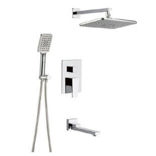 Вбудована душова система MIXXUS PREMIUM MARK 009, хром, 3 режими, 10 бар (MI6640) MI6640 фото