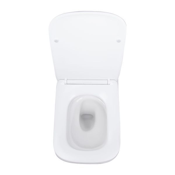 Унітаз підвісний Qtap Tern Ultra Quiet безобідковий з сидінням Soft-close WHITE QT17332303AW SD00052570 фото
