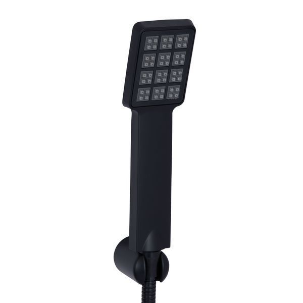Смеситель для ванны Lidz Wawel 006 (c душевым гарнитуром) (k35) LDWAW006BLA45393 Black, литой излив SD00051517 фото