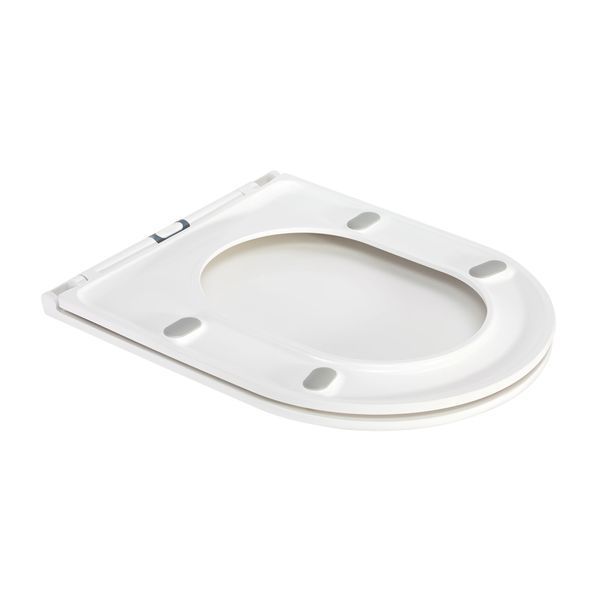 Унитаз-компакт Qtap Robin безободковый с сиденьем Soft-close QT13222141ARW SD00042538 фото