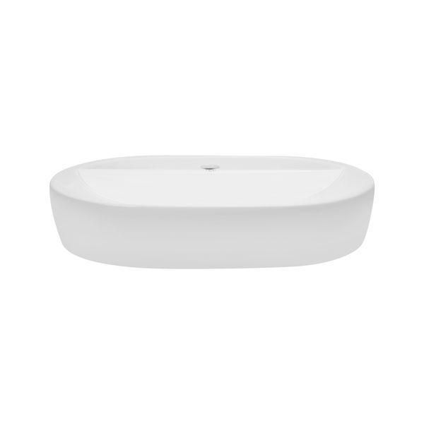 Раковина Qtap Scorpio 610x400x120 White с донным клапаном QT14112203W SD00046266 фото