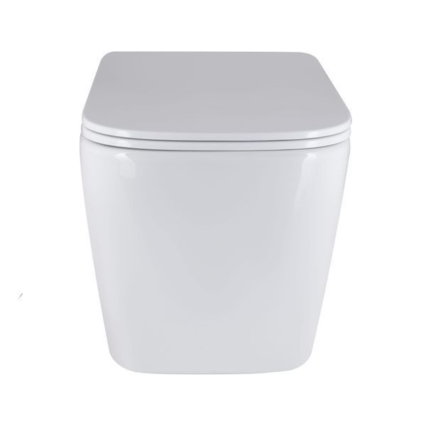 Унітаз підвісний Qtap Tern Ultra Quiet безобідковий з сидінням Soft-close WHITE QT17332303AW SD00052570 фото