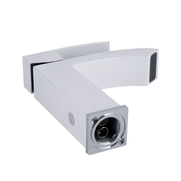 Змішувач для раковини Qtap Swan Cascada QTSWA270CRW45568 Chrome/White SD00051692 фото