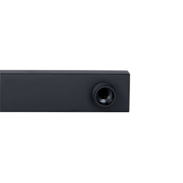 Кронштейн для верхнього душа Qtap Trubice 400 мм прямокутний QTTRU120BLM45929 Black Matt, настінний, з нержавіючої сталі SD00052053 фото