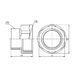 Перехід SD Forte 1" 1/2х1" 1/4 ВЗ SF3604032 SD00002605 фото 2
