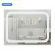 Дзеркало Qtap Mideya (DC-F906) 800х600 з LED-підсвічуванням Touch, з антизапітнінням, годинником, диммером, рег. яскравості QT2078F906W SD00034650 фото 1