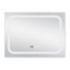 Дзеркало Qtap Mideya (DC-F906) 800х600 з LED-підсвічуванням Touch, з антизапітнінням, годинником, диммером, рег. яскравості QT2078F906W SD00034650 фото 3