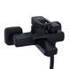 Смеситель для ванны Lidz Wawel 006 (c душевым гарнитуром) (k35) LDWAW006BLA45393 Black, литой излив SD00051517 фото 5