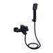 Смеситель для ванны Lidz Wawel 006 (c душевым гарнитуром) (k35) LDWAW006BLA45393 Black, литой излив SD00051517 фото 1