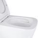 Унітаз підвісний Qtap Tern Ultra Quiet безобідковий з сидінням Soft-close WHITE QT17332303AW SD00052570 фото 5