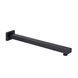 Кронштейн для верхнього душа Qtap Trubice 400 мм прямокутний QTTRU120BLM45929 Black Matt, настінний, з нержавіючої сталі SD00052053 фото 1