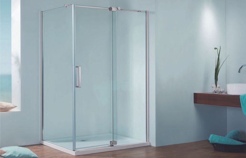 Душевая кабина без поддона Koer SR SC02 100x80 см, прозрачное стекло Easy Clean 8мм, хром (KR5355) KR5355 фото