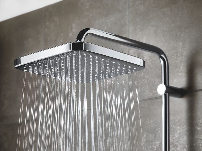 Душевая система Grohe New Tempesta Cosmop с кнопочным переключателем, хром (26694000) 26694000 фото