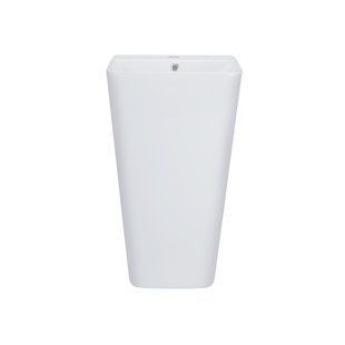 Раковина напольная моноблок Qtap Tern 440х380х830mm White QT1711G302WN SD00053088 фото