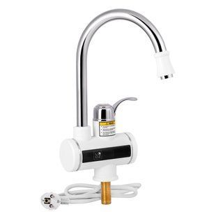 Проточный кран-водонагреватель кухонный Lidz Warm 058 LDWAR058WCR24985 White/Chrome, 220 В, 50 Гц SD00031082 фото