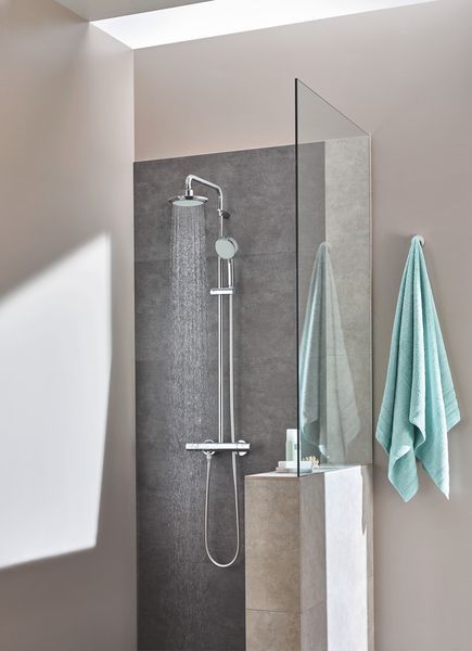Душевая система с термостатом Grohe New Tempesta Cosmop, хром, 2 режима (27922000) 27922000 фото